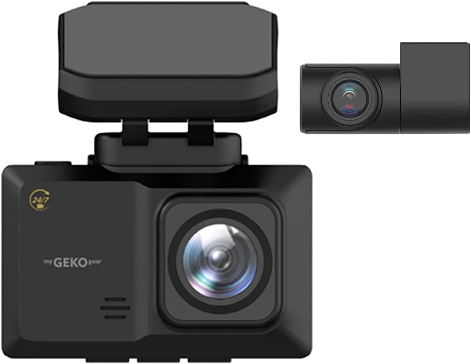 myGEKOgear by Adesso Orbit 956 4K Dual Dash Cam Front 4K Rear Full