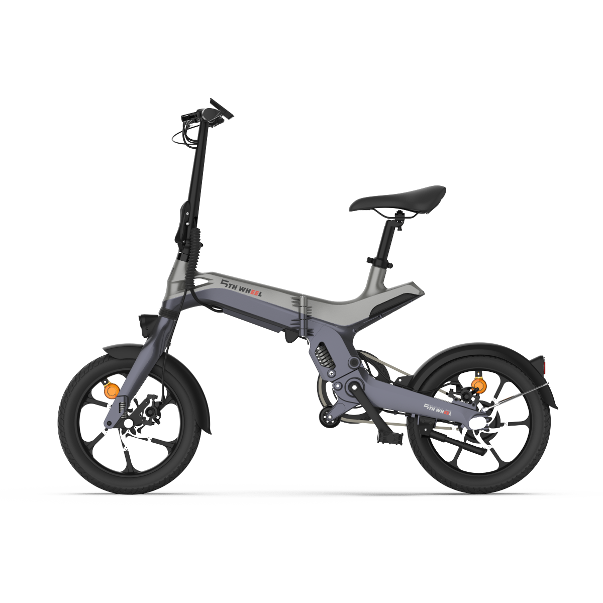 5th Wheel Tide 1 Innovative 2 in 1 Versatile Folding eBike Wellbots Free Shipping