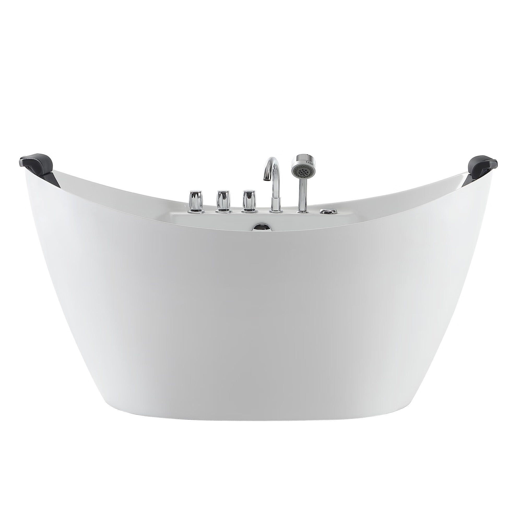 Empava 67'' x 29.5'' Alcove / Tile In Acrylic Bathtub with Faucet