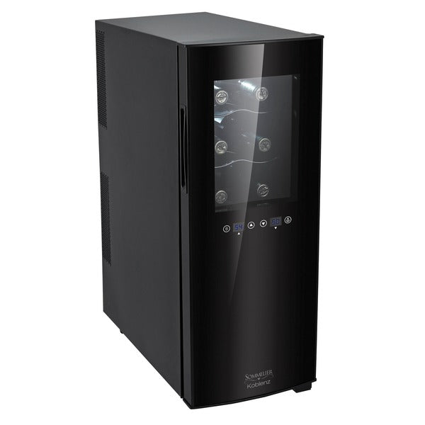 Sommelier 24 Bottle Dual Zone Wine Cellar Black