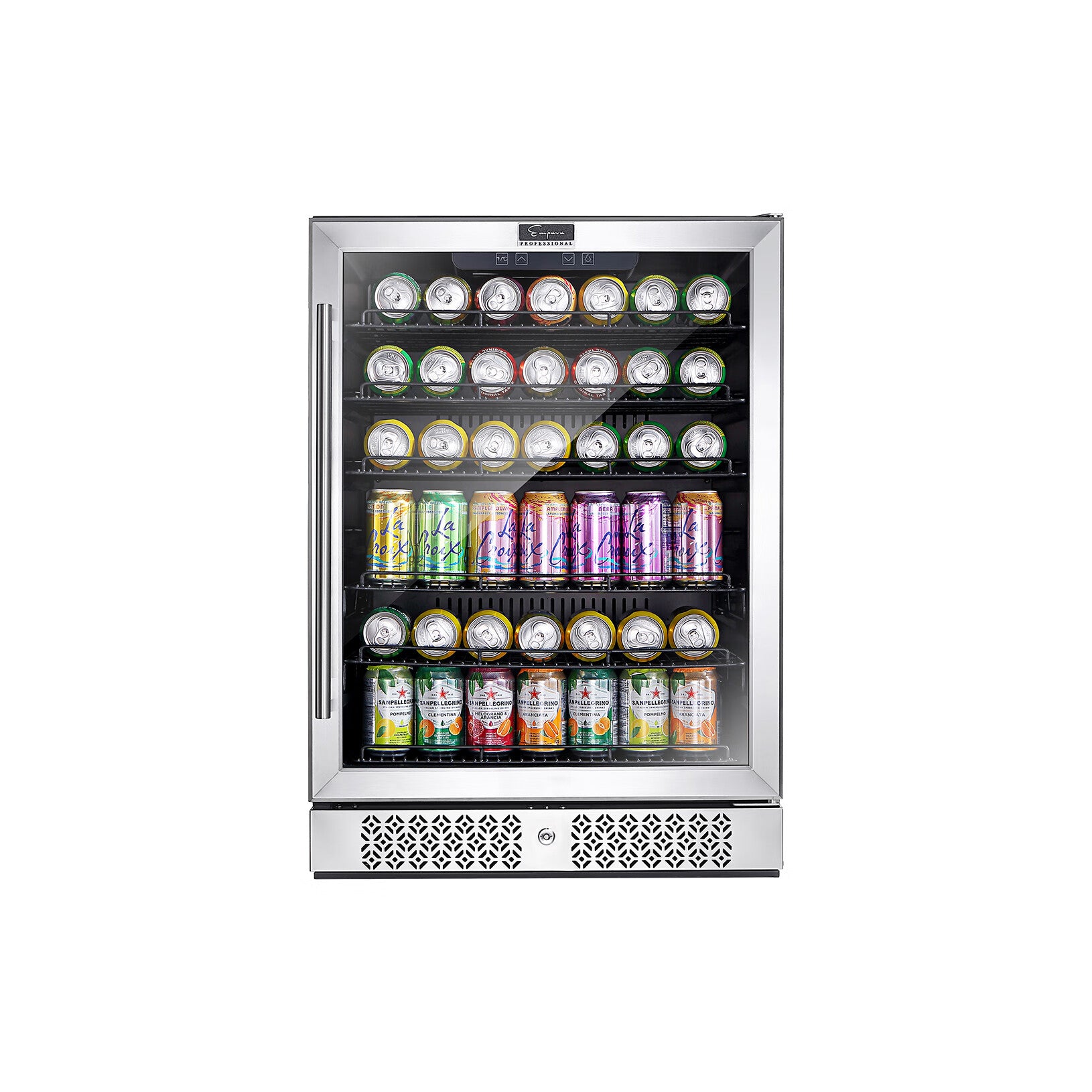 Empava BR01S 15 Inch Wine Cooler Undercounter 3cu.ft 84 Cans Mini Frid