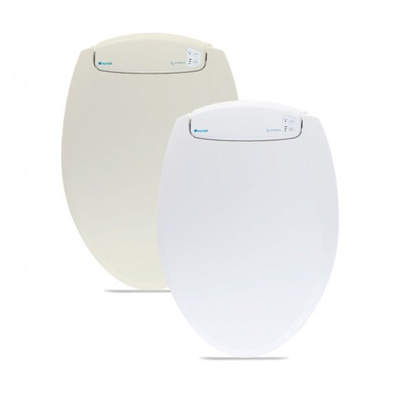 Brondell LumaWarm Heated Elongated White Nightlight Toilet Seat