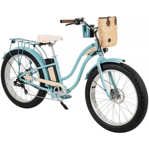 Huffy Panama Jack Women s 26 inch Fat Tire Electric Bike 48V