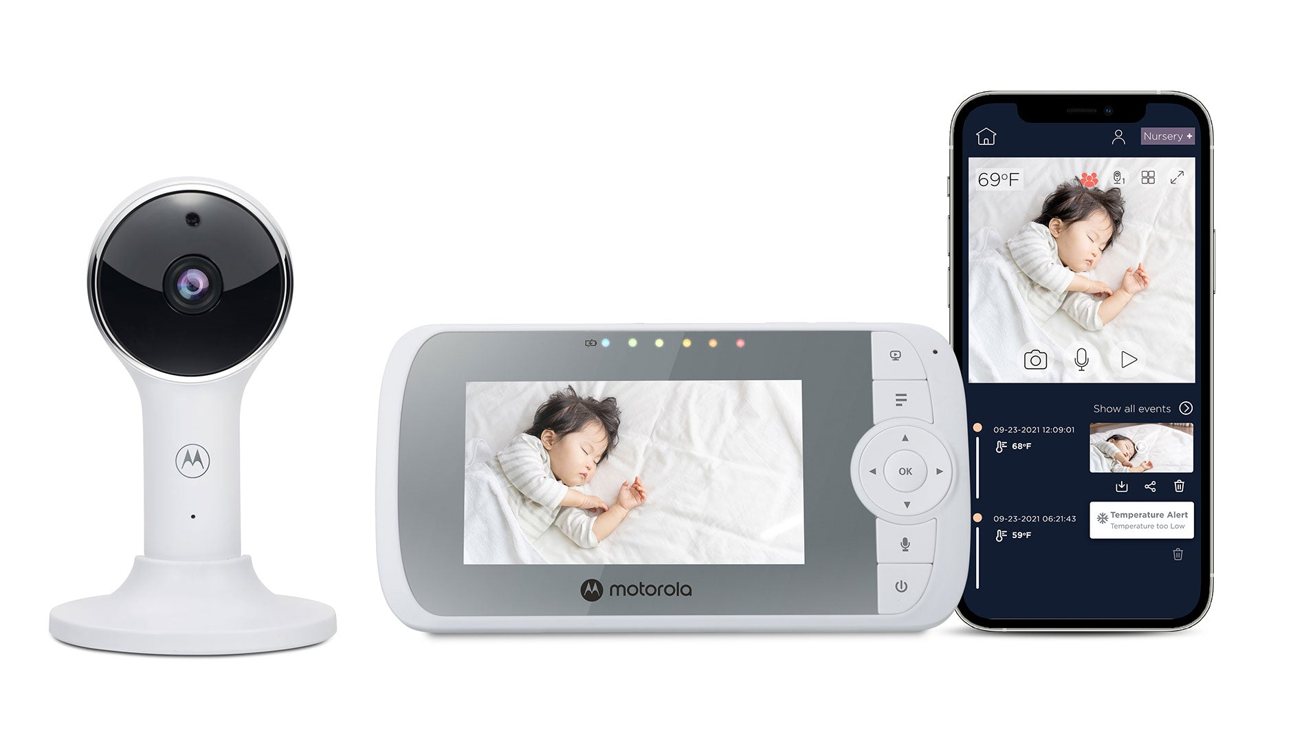 Motorola Nursery  PIP1500 CONNECT 5.0” Wi-Fi® Video Baby Monitor