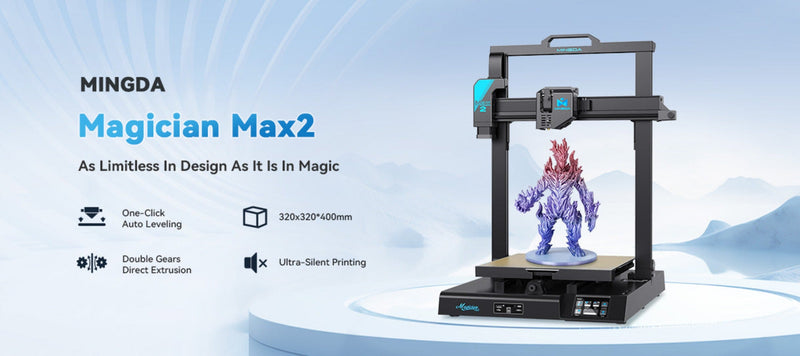 Impresora 3D Mingda Magician Max 2 de gran tamaño