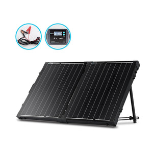 Maleta solar plegable monocristalina Renogy de 100 vatios y 12 voltios con Voyager