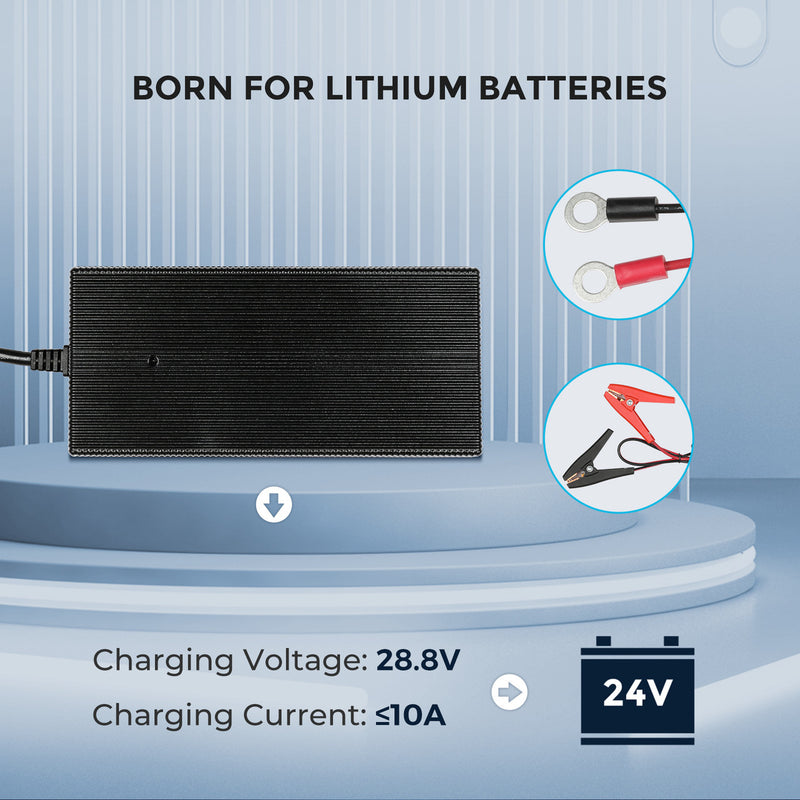 Renogy 24V 10 AC to DC Lithium battery charger