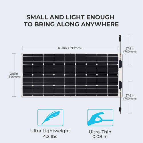 Renogy 100W Flexible solar panel