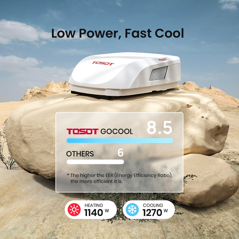 TOSOT - 15,000 BTU RV Air Conditioner with Heat Pump