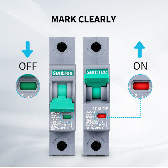 Renogy Suntree 10A 1P Miniature Circuit Breaker