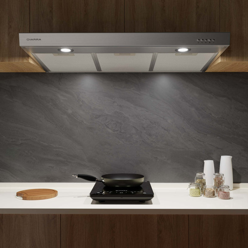 CIARRA 30 Inch Under Cabinet Range Hood CAS75905-OW