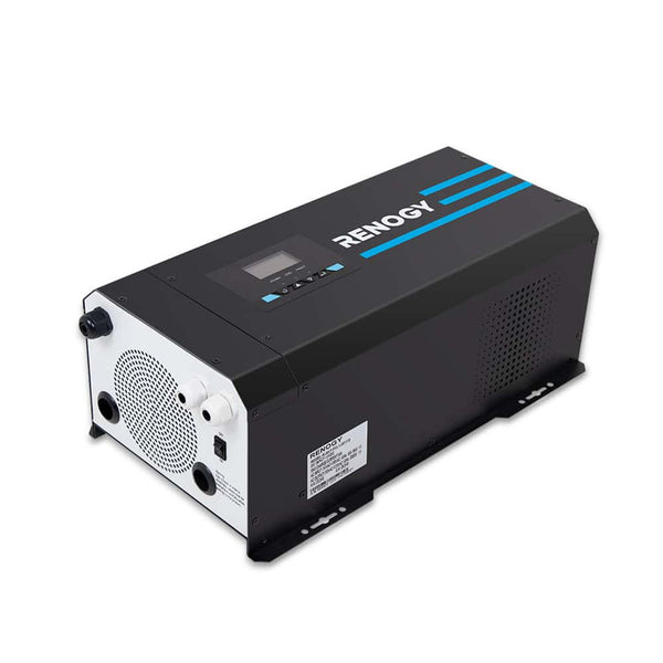 Renogy 12V 3000W power frequency inverter charger, adjustable from 100 to 120Vac