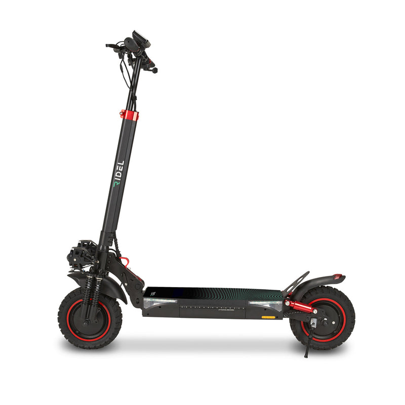 Potente patinete eléctrico Ridel RS 1600W con suspensión total y dos motores