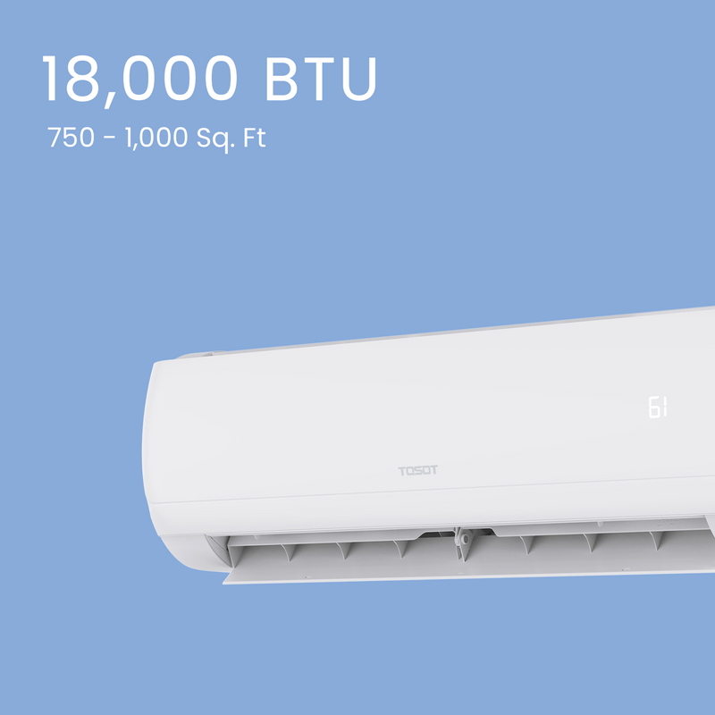 TOSOT - 18,000 BTU Mini-Split Heat Pump Air Conditioner-230V