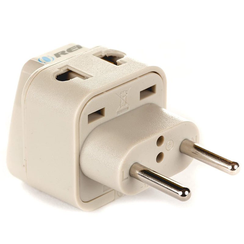 European Travel Adapter - 2 in 1 - Type C - Compact Design (DB-9C)