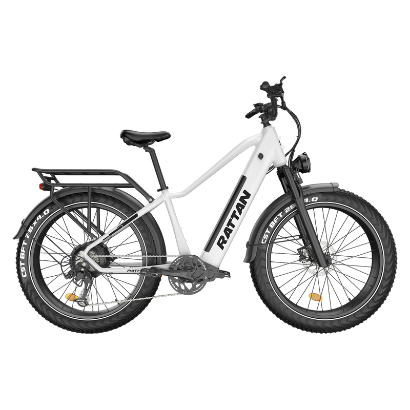 Bicicleta eléctrica con ruedas anchas Rattan Pathfinder de 750 W