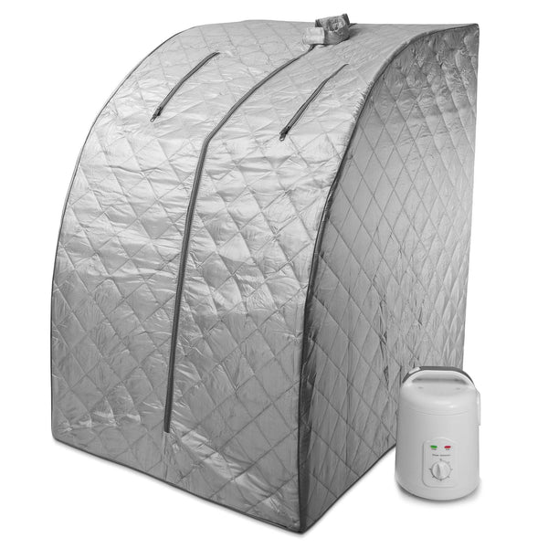 Durasage Health - Portable Personal Therapeutic Spa Home Steam Sauna Weight Loss Slimming Detox (Gray Outline)