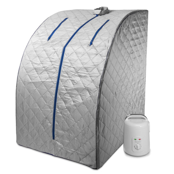 Durasage Health - Lightweight Personal Steam Sauna for Weight Loss, Detox & Relaxation, 60 Minute Timer - Blue