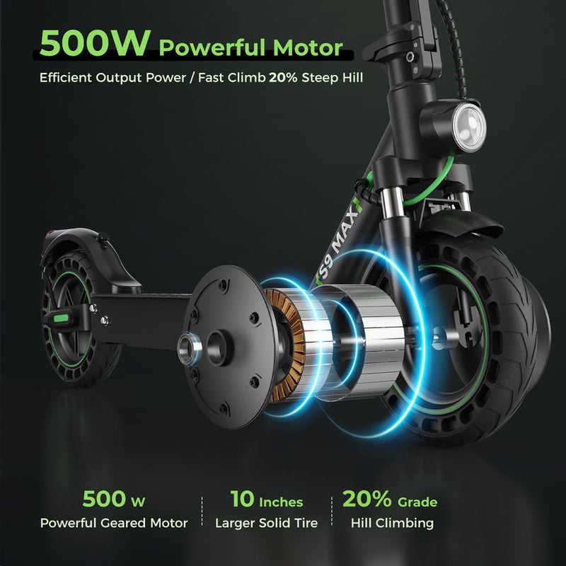 Patinete eléctrico mejorado isinwheel S9Max 500W