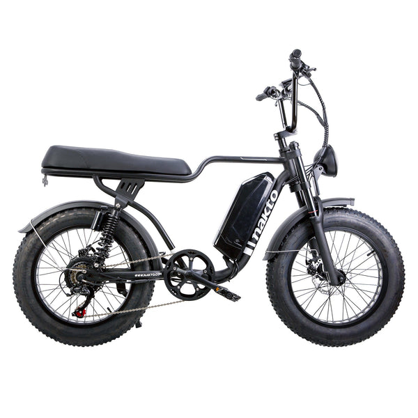 Bicicleta eléctrica de ruedas anchas NAKTO F2 de 750 W