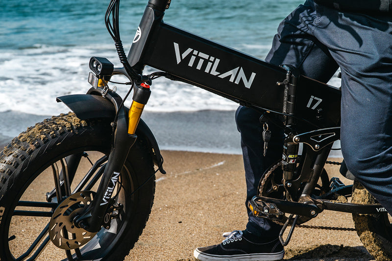 VITILAN I7 Pro 3 Folding Full Suspension Electric Bike