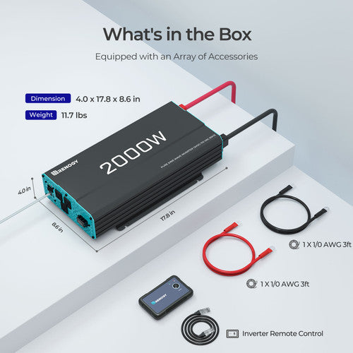 Renogy 2KW Battery inverter