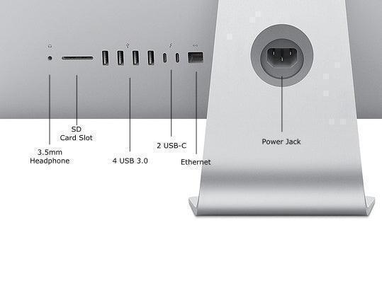 iMac 2019 de 27 pulgadas, i5, 3,7 GHz, 32 GB de RAM, 2 TB, procesador Fusion AMD Radeon Pro 580X, color plata 