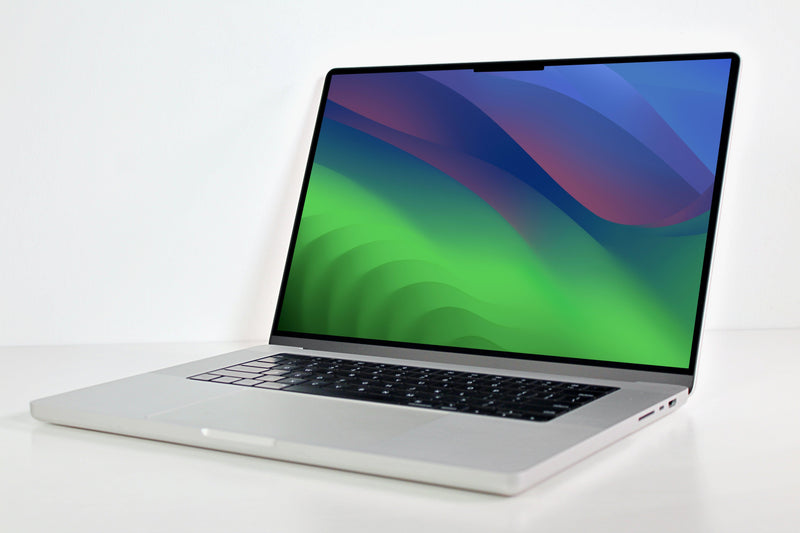 2021 Apple MacBook Pro 16-inch M1 Max 10-Core CPU 32-Core GPU — Up to 64GB RAM 8TB SSD | Silver