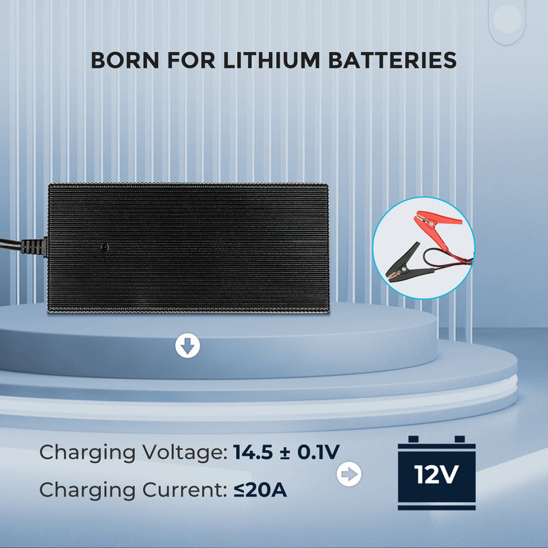 Renogy 20A AC-DC Battery Charger (G2 Version)