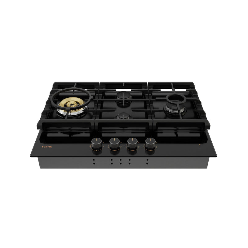 FOTILE - Serie de cocinas a gas de tres anillos con vidrio templado de 30" | GLG30401