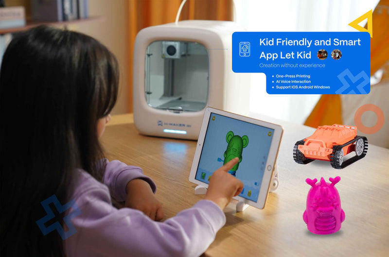 AOSEED X-MAKER JOY: A Smart 3D Printer for Kids Creating Endless Toys