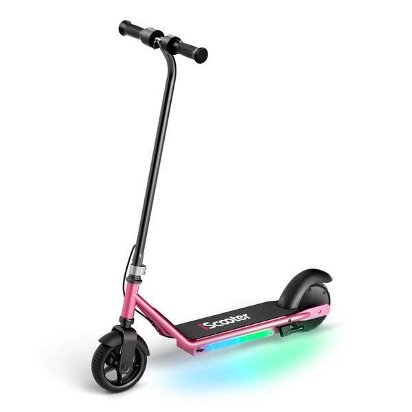 Patinete eléctrico iScooter iK3, motor de 150 W, pantalla LED para niños de 6 a 14 años