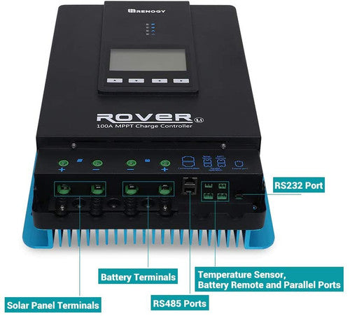 Renogy 100A Solar Charge Controller with Core