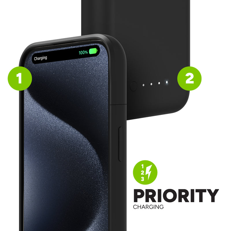 Mophie - Juice Pack Battery Case For Apple Iphone 15 - Black