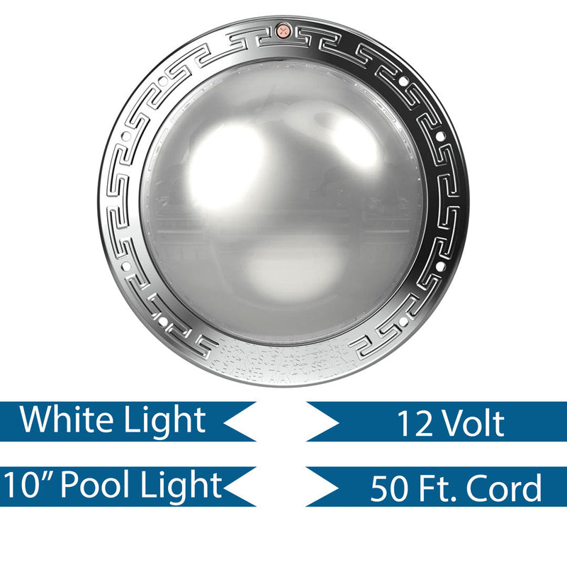 LUZ LED PARA PISCINA INTELLIBRITE ARCH BLANCA DE 12 V, CABLE DE 50', 31 W