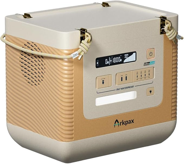 Arkpax Ark 1800W - Estación de energía portátil resistente al agua y al polvo IP67