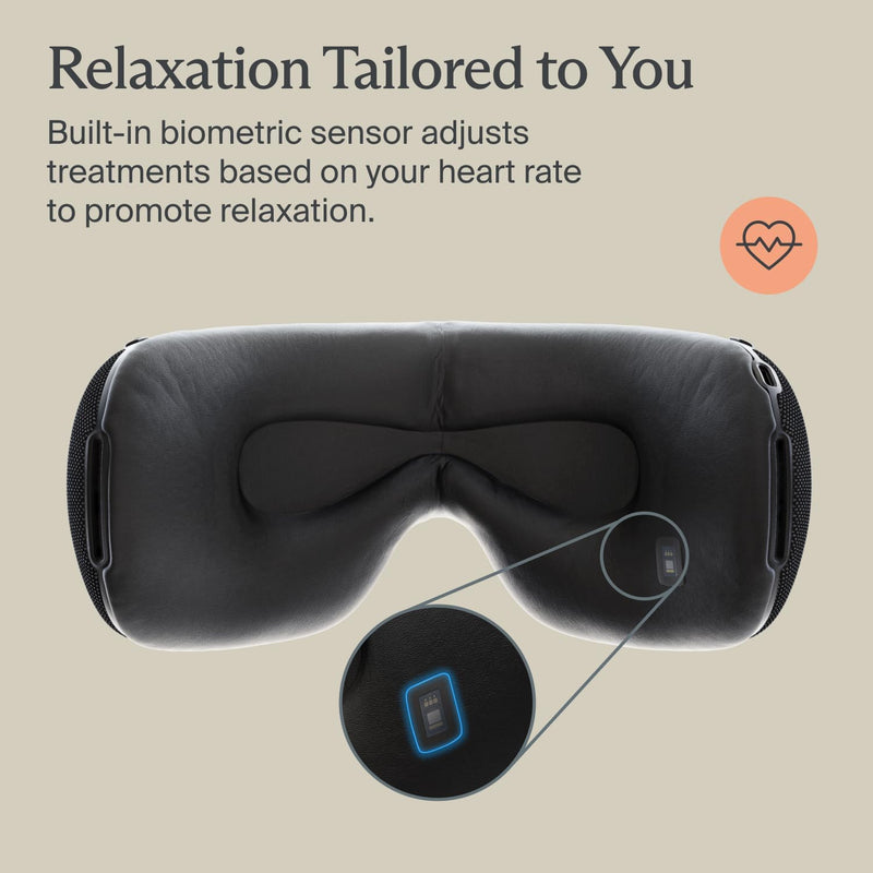 SmartGoggles Heated Eye Massager - Black (2nd Generation)