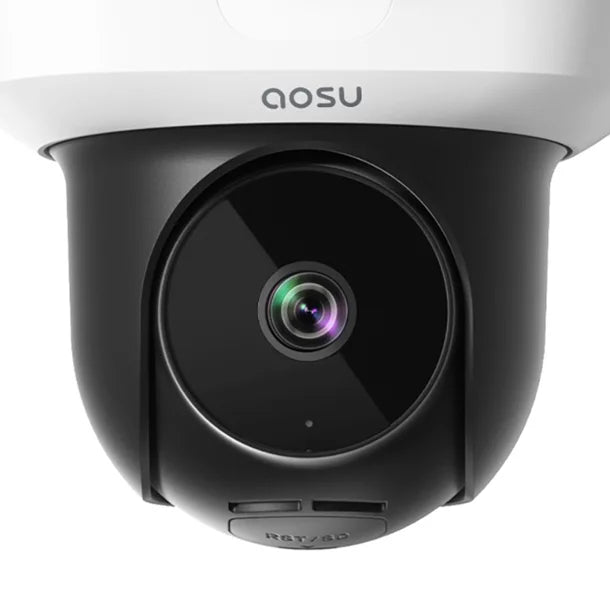 AOSU 2600 Lumen Brightness Wired Floodlight Camera - 270° Detection Angle And Vehicle Protection Camera