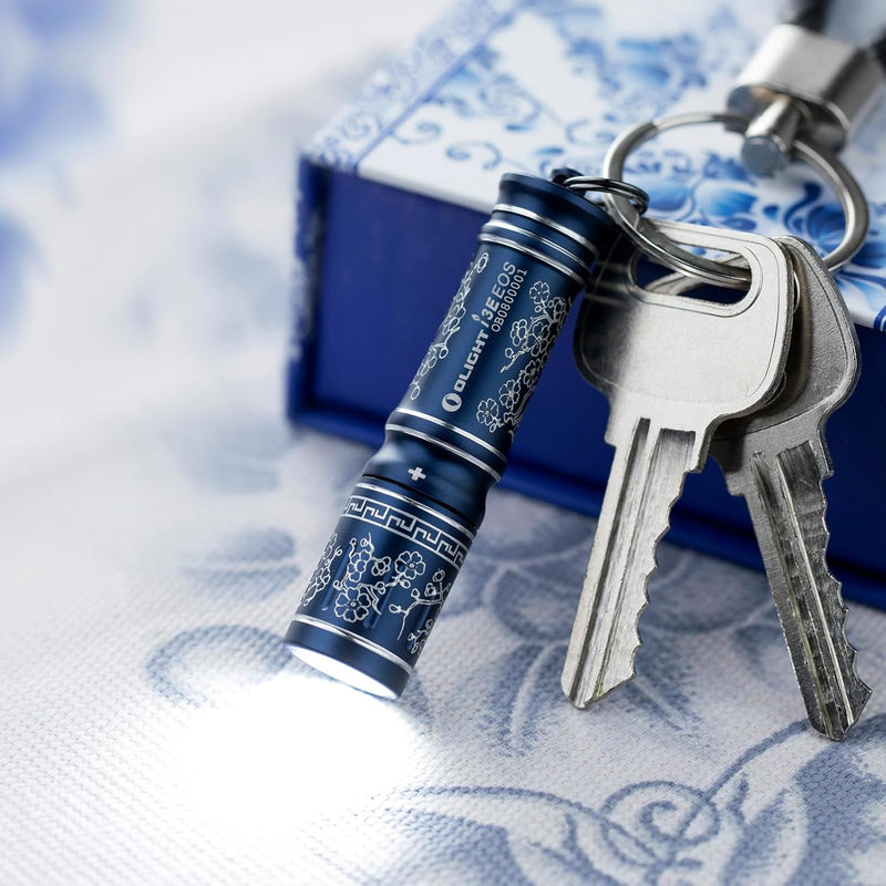 i3E(Blue Porcelain) Keychain Flashlight