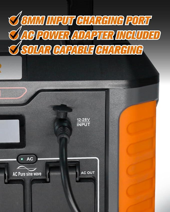 BALDR Portable Power Station, 1000W Output, 808Wh Capacity