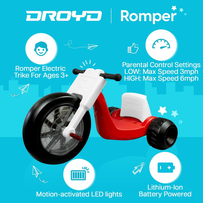 Droyd Romper Electric Trike for kids