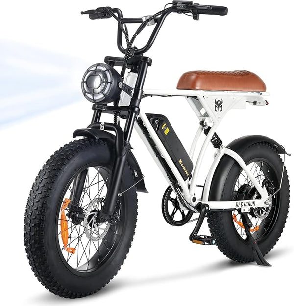 CycRun Vintage Moped Electric Bike