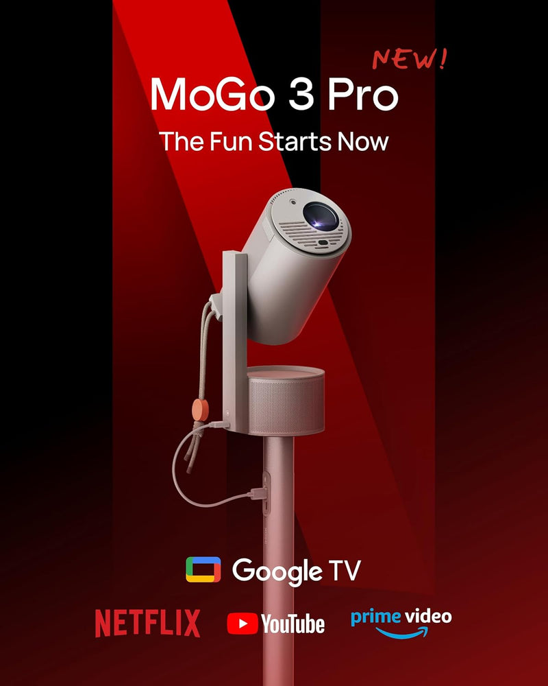 XGIMI MoGo 3 Pro and PowerBase Stand Bundle