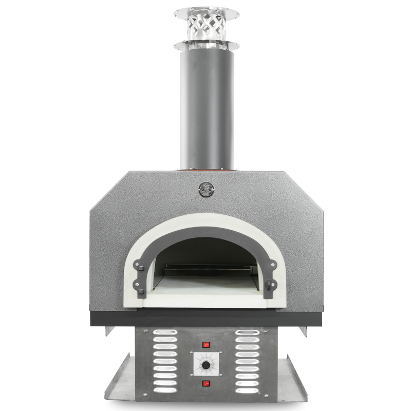 Horno de ladrillos Chicago Brick Oven - Horno híbrido de sobremesa para pizza CBO 750 (comercial) sin faldón | Combustible dual (gas y leña) 