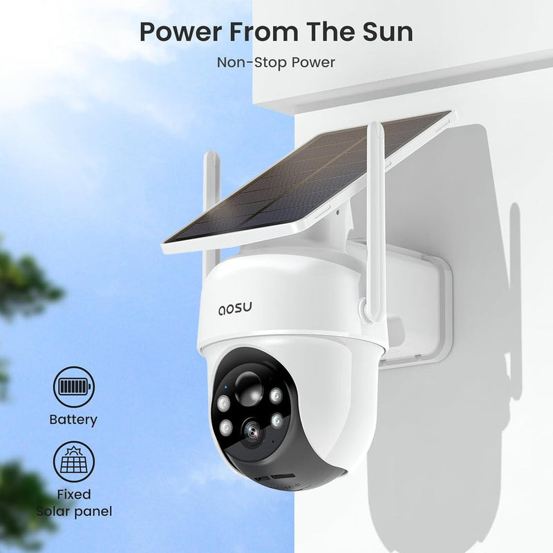 AOSU 2K Security Cameras Outdoor 4 Camera Kit- C9C - 4H