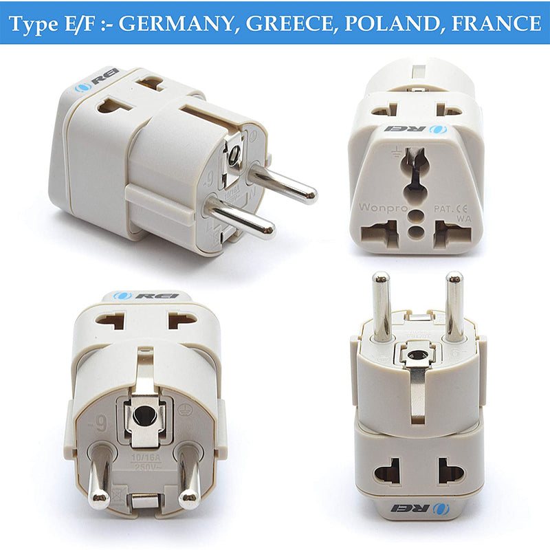 World Travel Adapter Plug International- All in One-  Compact Design (DB7-SET)