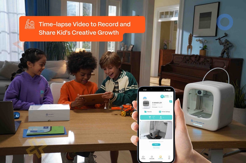 AOSEED X-MAKER JOY: A Smart 3D Printer for Kids Creating Endless Toys