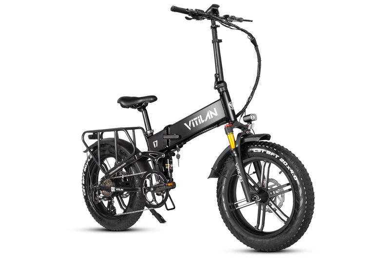 VITILAN I7 Pro 3 Folding Full Suspension Electric Bike