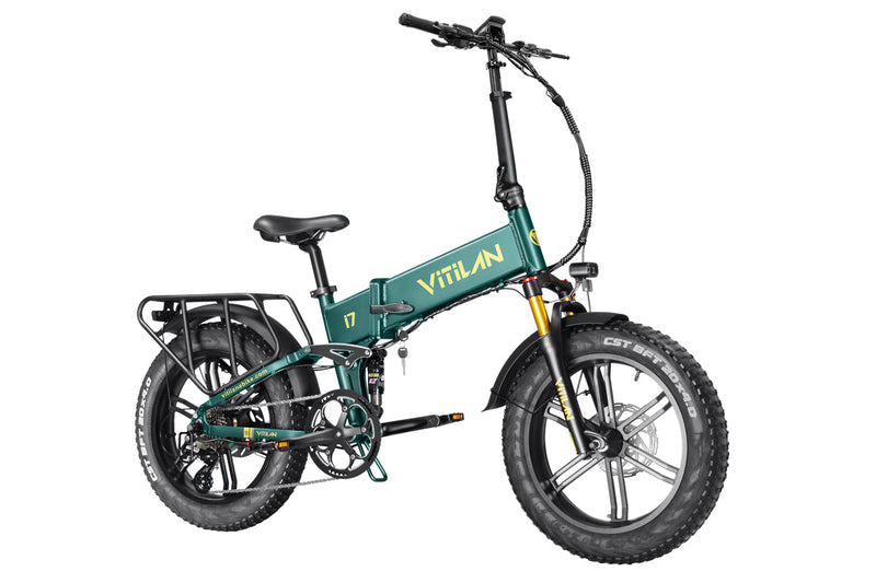 VITILAN I7 Pro 3 Folding Full Suspension Electric Bike