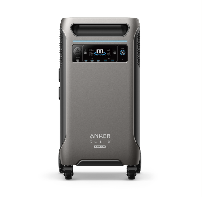 Anker SOLIX F3800 Plus Portable Power Station + Home Backup Kit + FREE 400W Anker Solar Panel